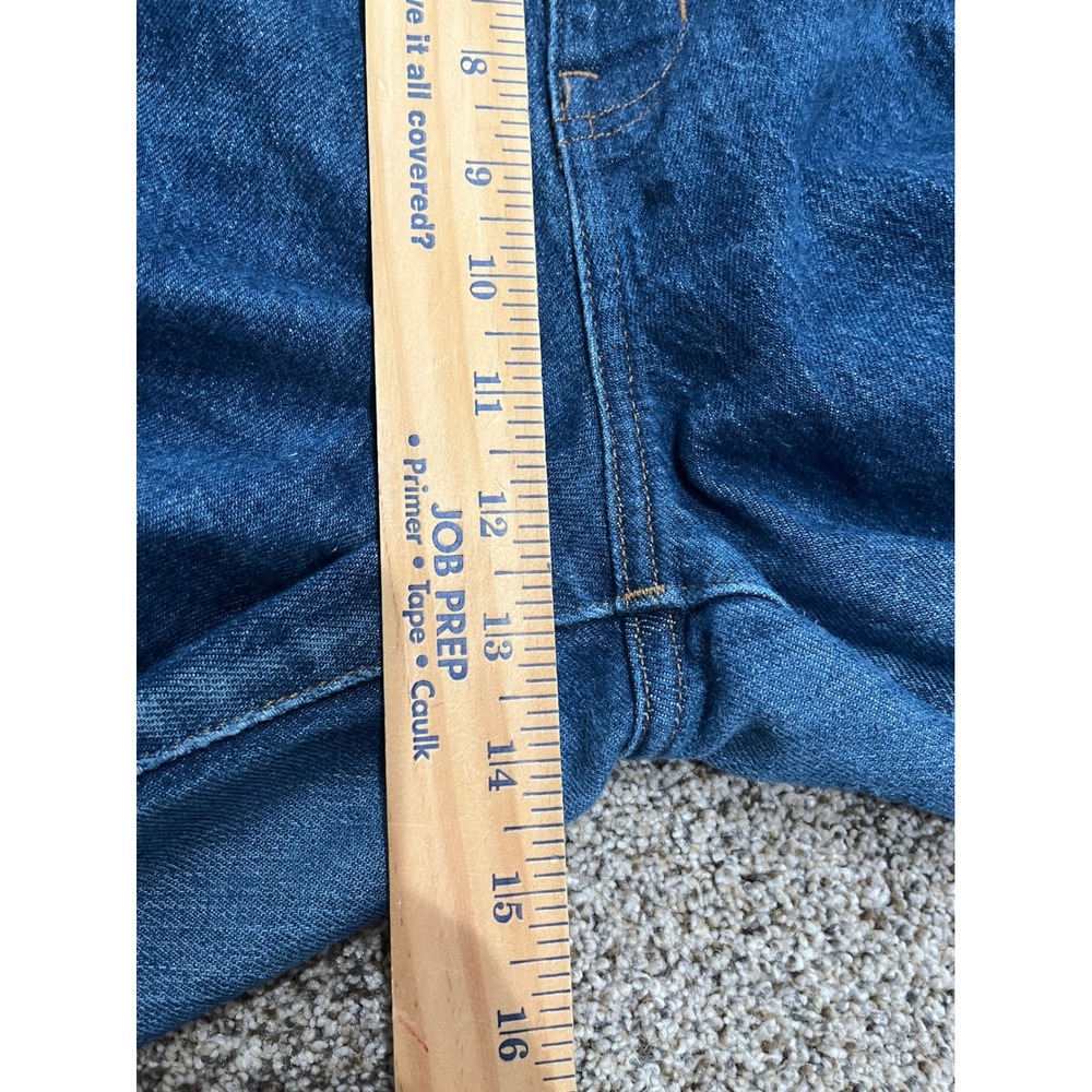 Madewell The Perfect Vintage Straight Jean Seamed Dark Wash Denim Size 38 x 28‎ - Picture 7 of 9